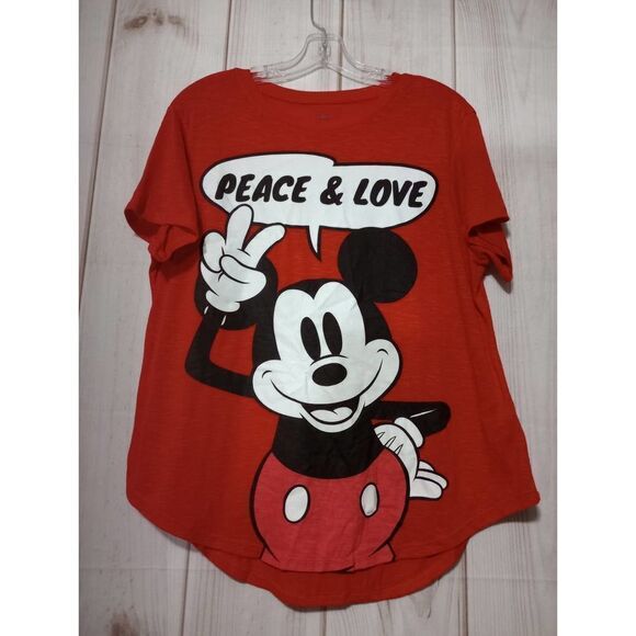 Disney T-shirt Juniors 19 Mickey Mouse - Picture 1 of 6